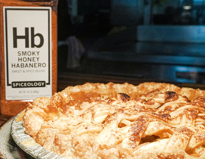 Smoky Honey Habanero Apple Pie