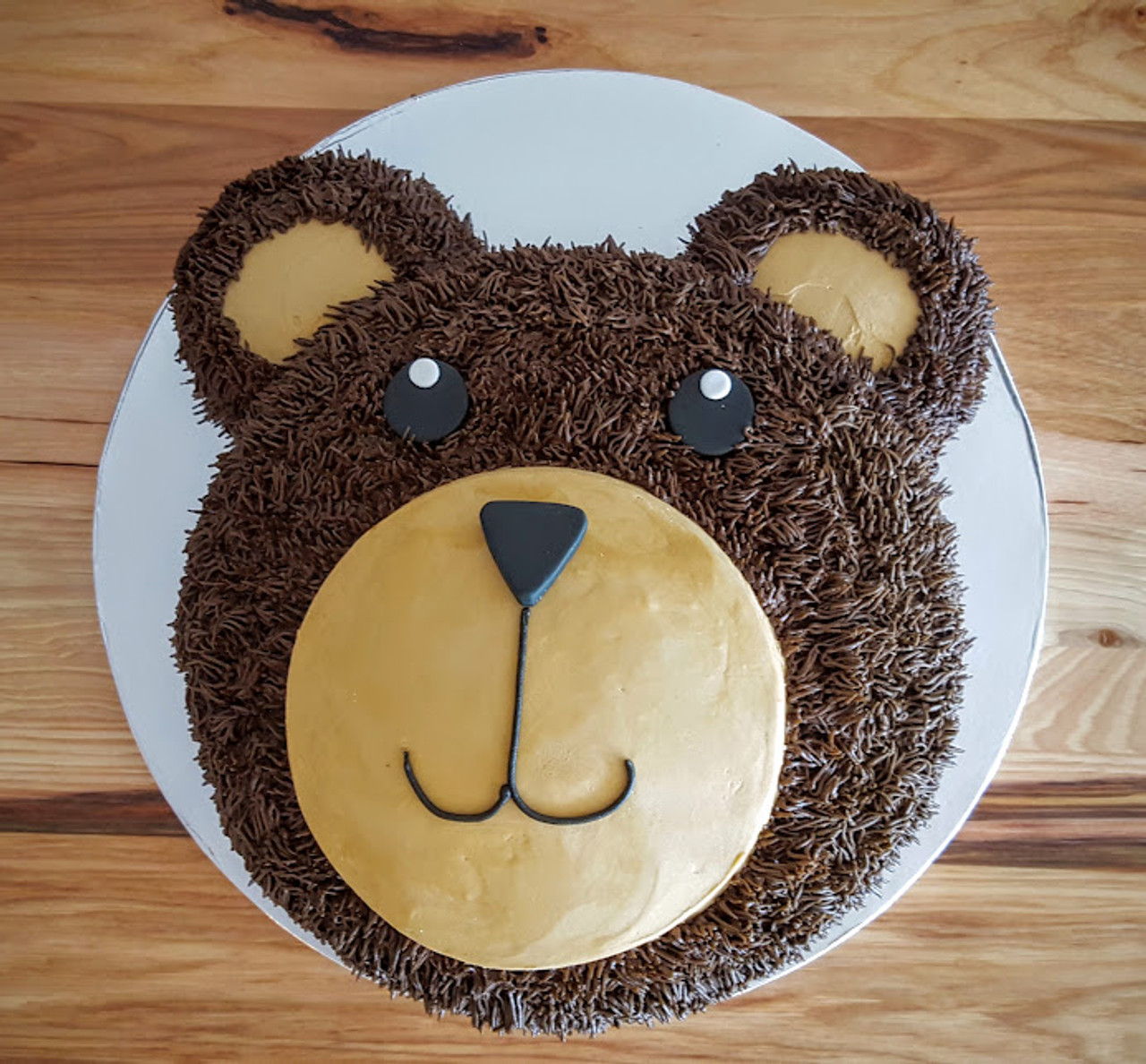 Two Tire 1st Birthday Cake Decorating Boy |Top Teddy Bear Design On The Cake  |1st Birthday Cake - YouTube