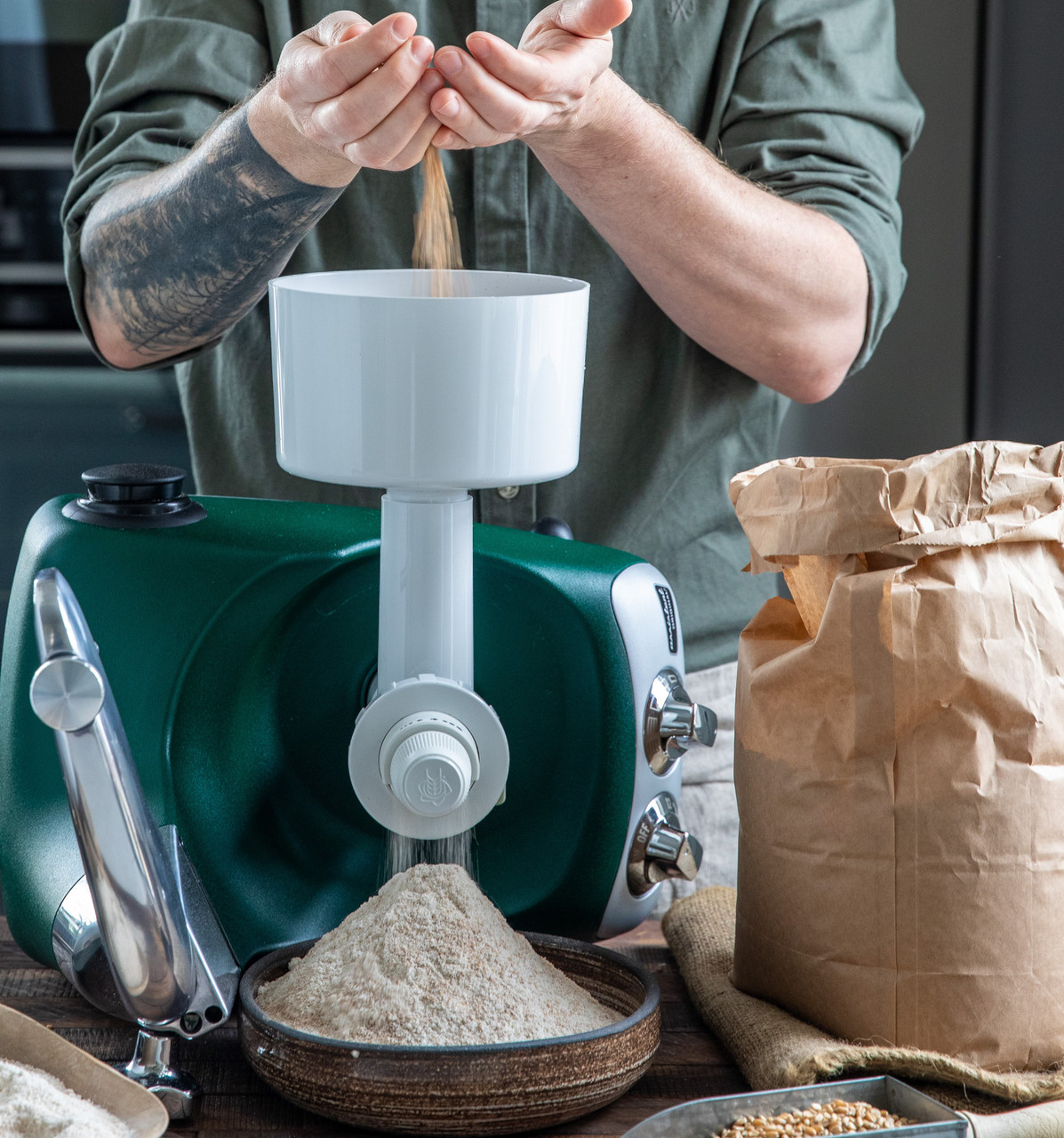 Ankarsrum Assistent Original Mixer Grain Mill Blackwood Lane