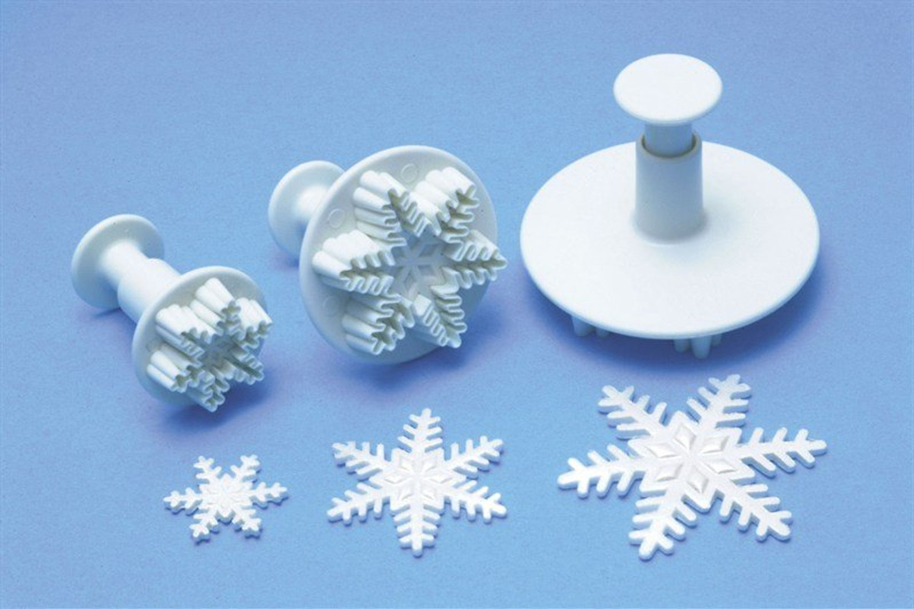 Snowflake Fondant Cutters, Set of 3, Buy Online