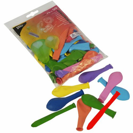 Papstar - Balloons colours assorted "various shapes"