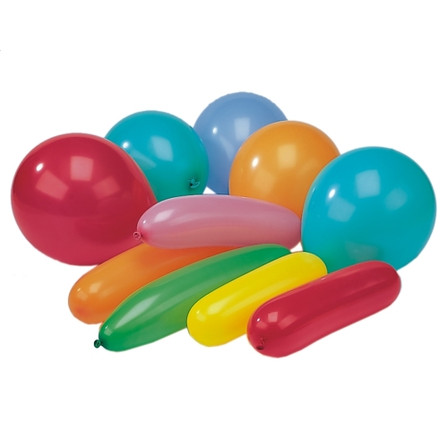 Papstar - Balloons colours assorted sizes "various shapes" 