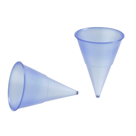 Papstar - Conical Cups 115ml  blue cone (1000pk)