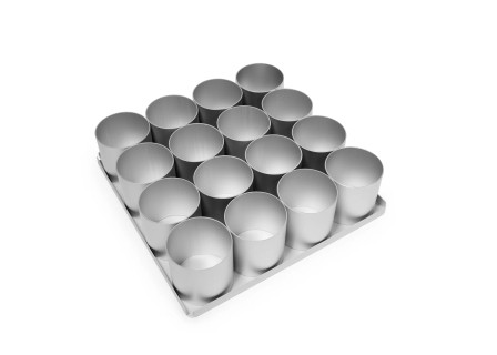 Silverwood - Mini Round Cake Pan Set (16pcs - 2inch (5cm) Diameter Rings)