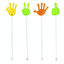 Papstar - Cocktail Sticks 40pc Stirring sticks "Hands"