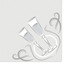 Papstar - Napkins "ROYAL Collection" 1/4 fold 40 cmx 40cm Silver "Festive Moments"(20pk)