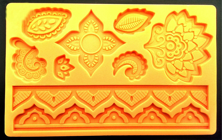 BlackWood Lane - Floral Pattern Silicone Impression Mat