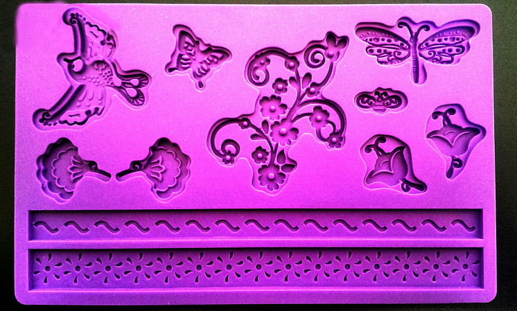 BlackWood Lane - Garden Pattern Silicone Impression Mat
