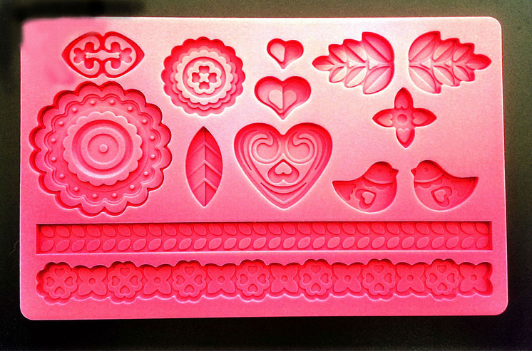 BlackWood Lane - Floral Patterns Silicone Impression Mat