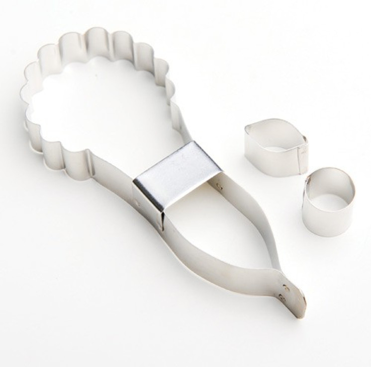  Baby's Rattle 3 Pcs. Set Cookie Cutter (8.4 cm)