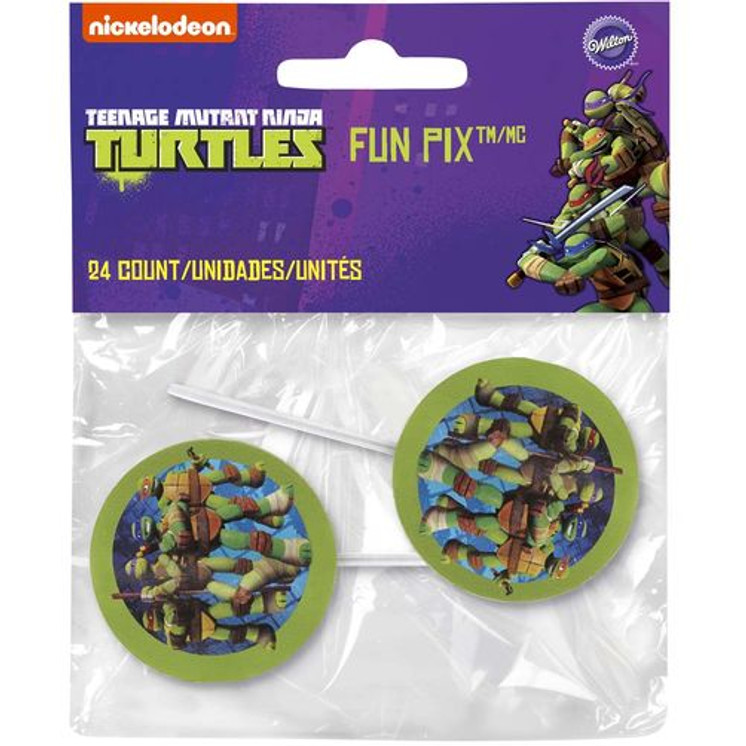 Wilton - Teenage Mutant Ninja Turtles Fun Pix (24-PCS)