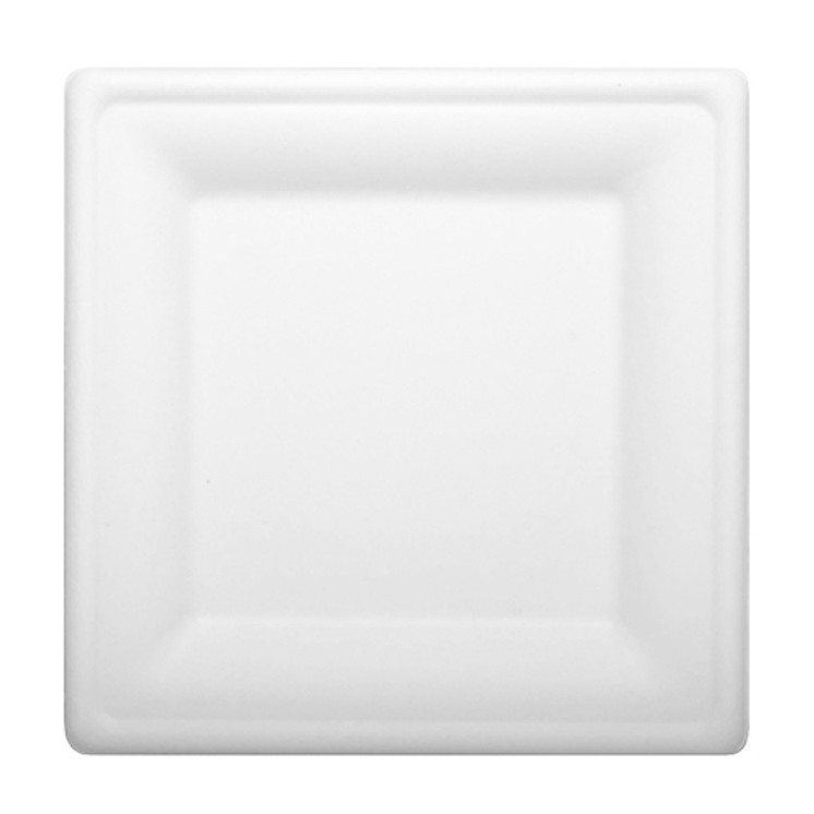 Papstar - Pure Paper Plates square 26cm (12pcs)