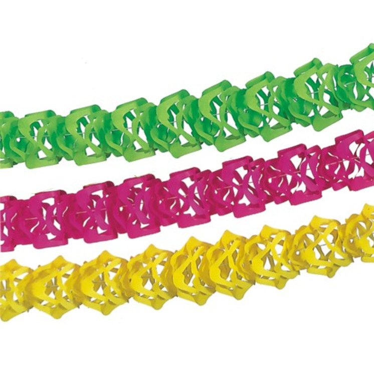 Papstar - Party Feelings! : Garland 4m Neon - Non Flammable