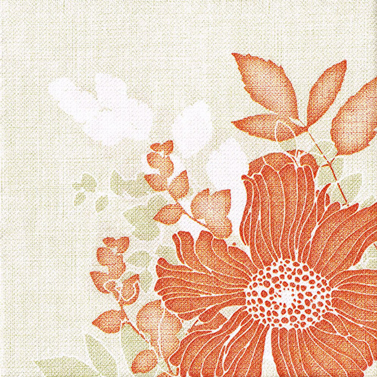 Papstar - Napkins "Royal Collection" 1/4 fold 40x40cm Patterned (50pk)