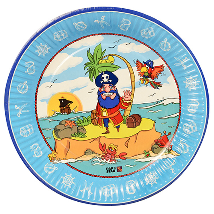 Papstar - Paper Plates Magic Xperience "Pirate Island" 23cm (10pcs)