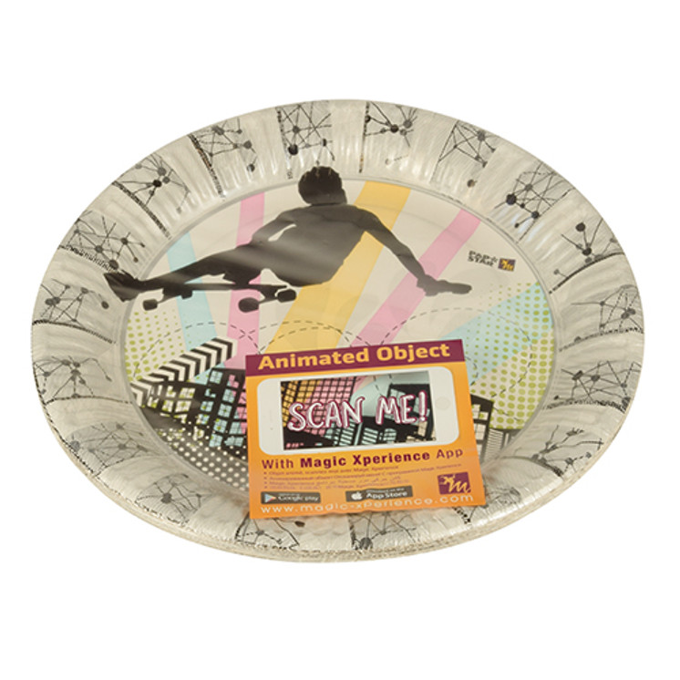  Papstar - Paper Plates Magic Xperience "Skater Boy" 23cm (10pcs)