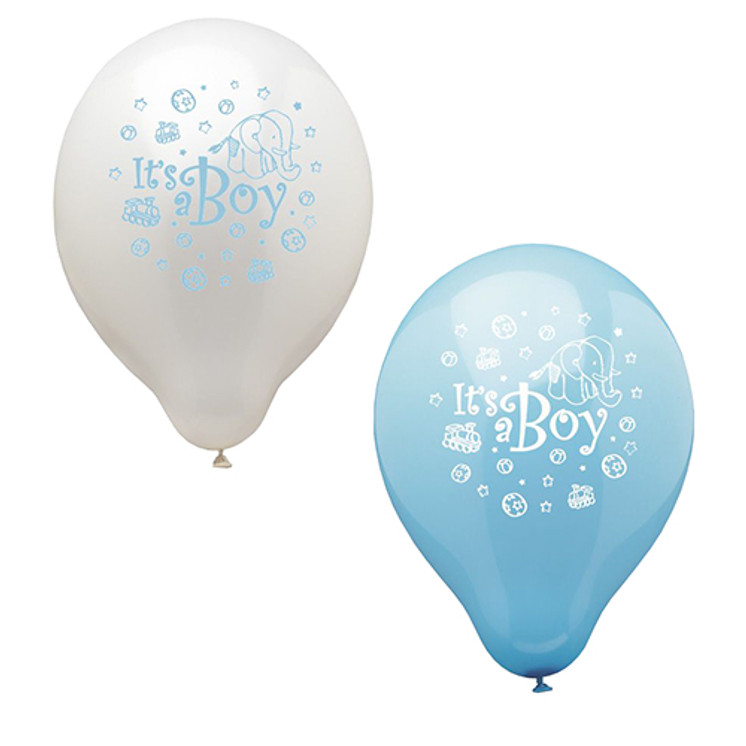 Papstar - Balloons "its a boy" 25cm (12pcs)