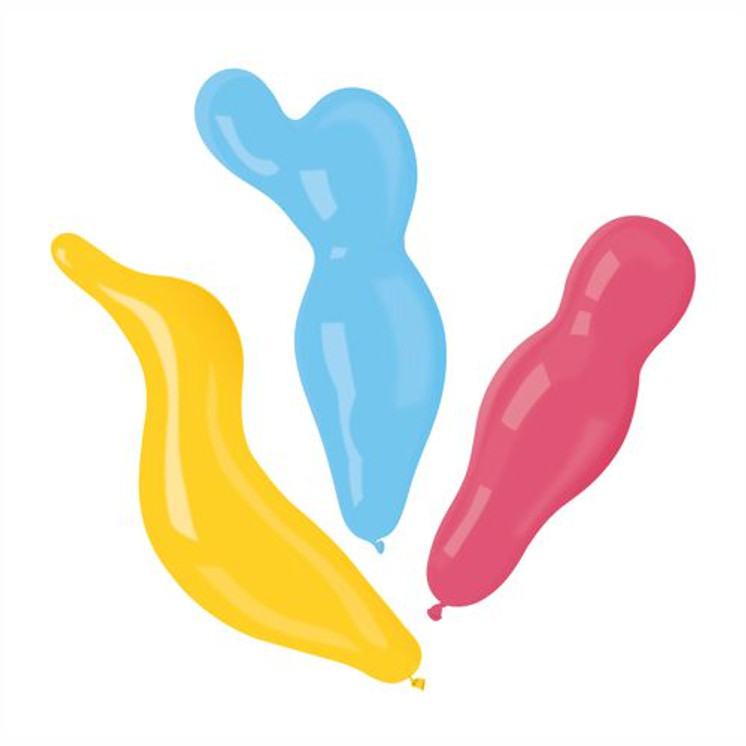 Papstar - Balloons Assorted "Figures" 25cm (8pcs)