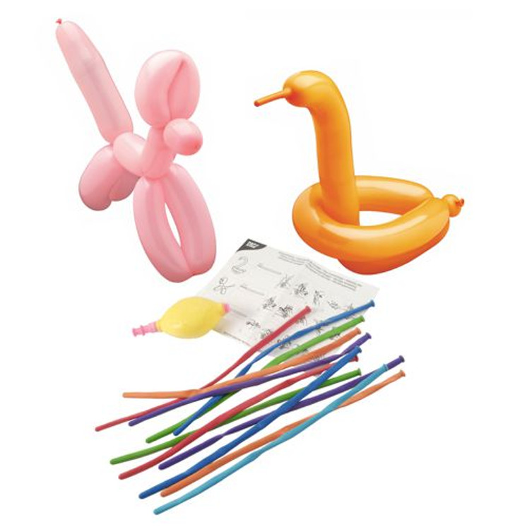 Papstar - Modeling Balloons assorted + Pump