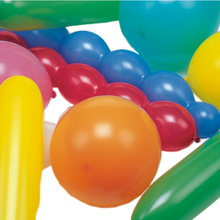 Papstar - Balloons assorted "different shapes" extra big(75pk)