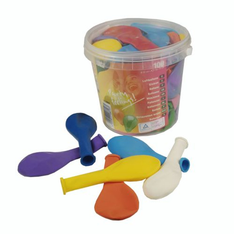 Papstar - Balloons Ø 22 cm colours assorted in box