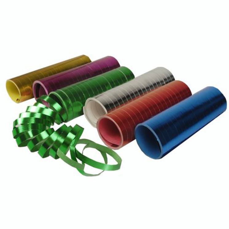 Papstar - Deco Streamers 4m Assorted colours "Metallic"