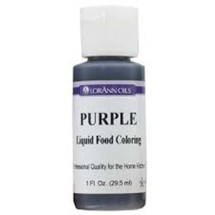 Lorann Oils - Purple Liquid Food Colouring (29.5ml) 