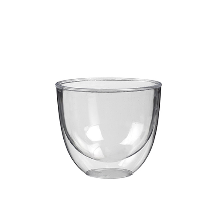Papstar - Double Wall Cups 220ml Crystal Clear (10pk)