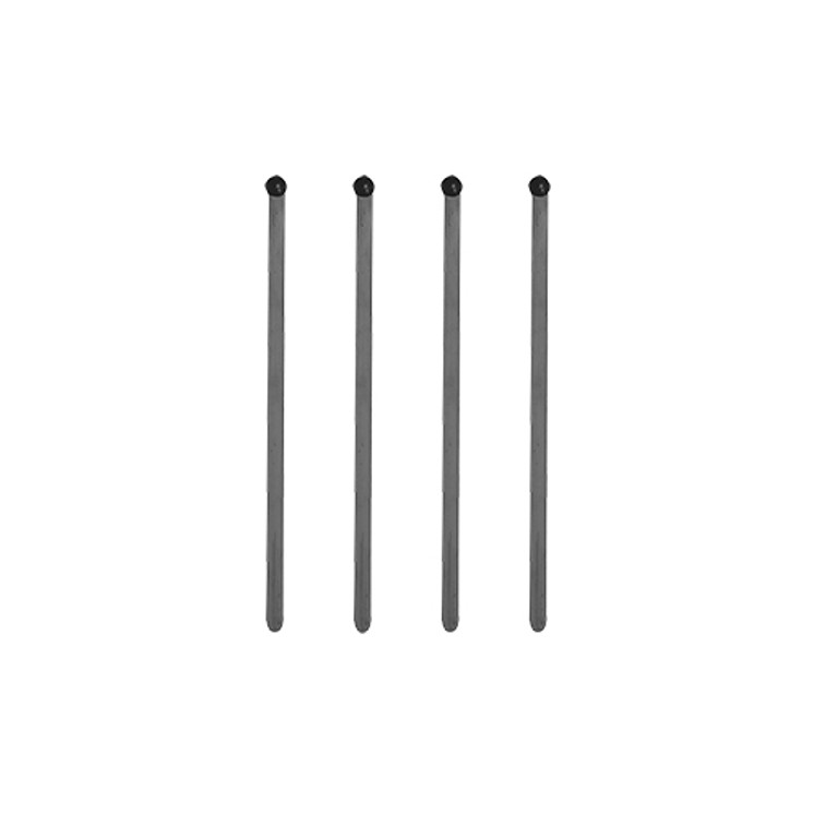 Papstar - Cocktail sticks 15cm x 6mm black(500pk)