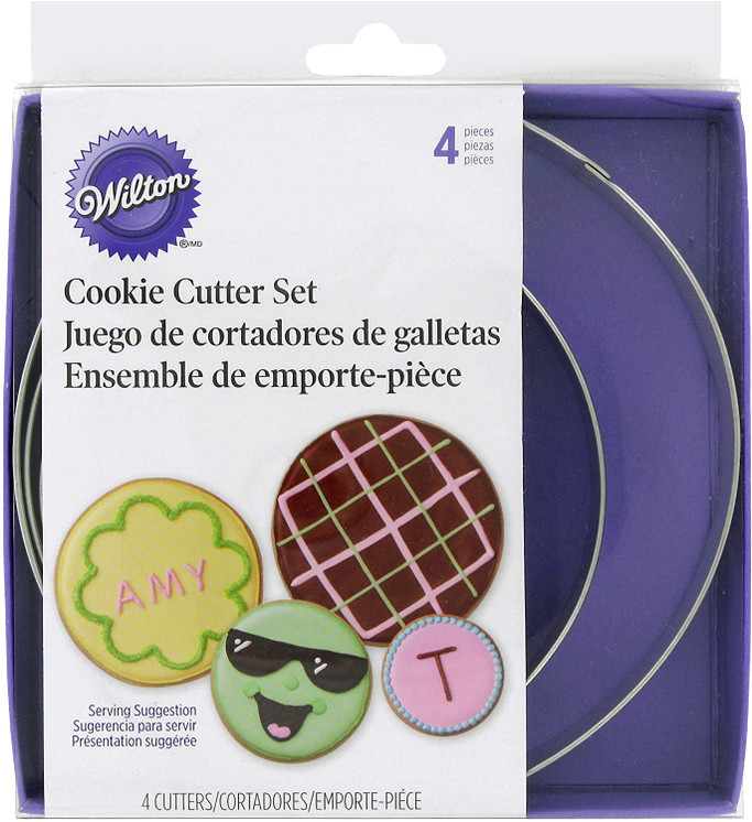 Wilton Nesting Circles Cookie Cutter Set, 4-Piece