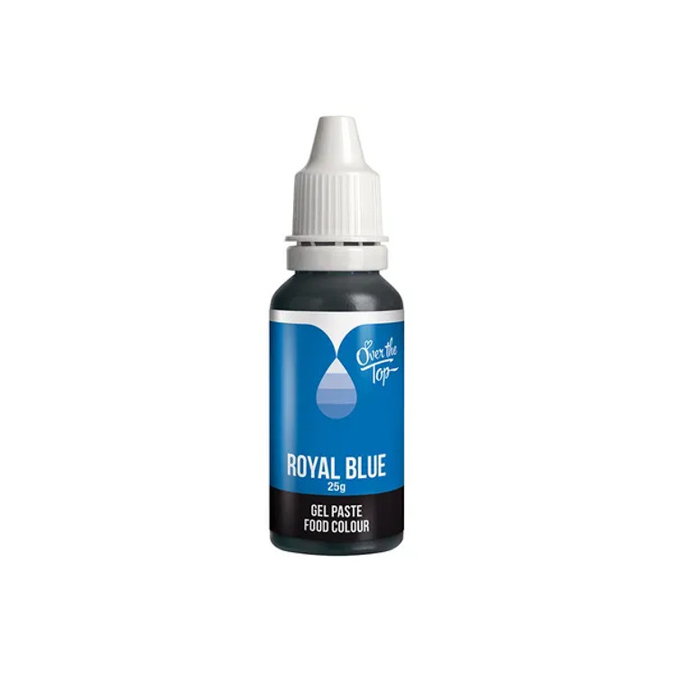  Over The Top Gel Food Colour  -  ROYAL BLUE    (25g)