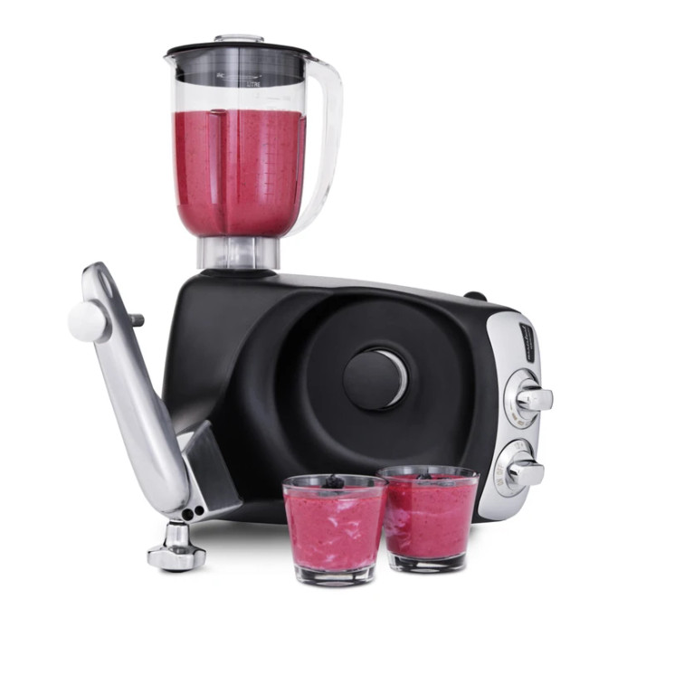  The blender consists of a container, a top lid and lid plug.
• The blender can handle a maximum content of 1.3 litres when mixing.
• For safety reasons the blender is made of unbreakable plastic, Tritan copolyester, BPA free.
• Always keep your hand on the lid when operating the blender.