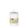 Papstar - Cylinder Candles Rustic 100mm Assorted
