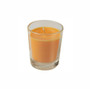 Papstar - Candle in glass assorted colours 56mm