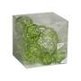 Papstar - Deco Wire ball (assorted sizes) apple green