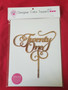 BlackWoodLane - Twenty One Cake Topper (Rose Gold)