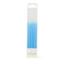   Blue  Ombre GLITTER  Birthday Candles  Pack of 12  (15cm)