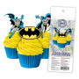 BATMAN | Edible Wafer Cupcake Toppers  | 16 piece pack