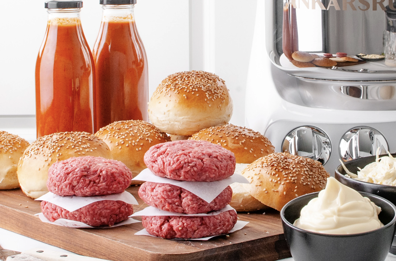 Ankasrum recipe home made bugers