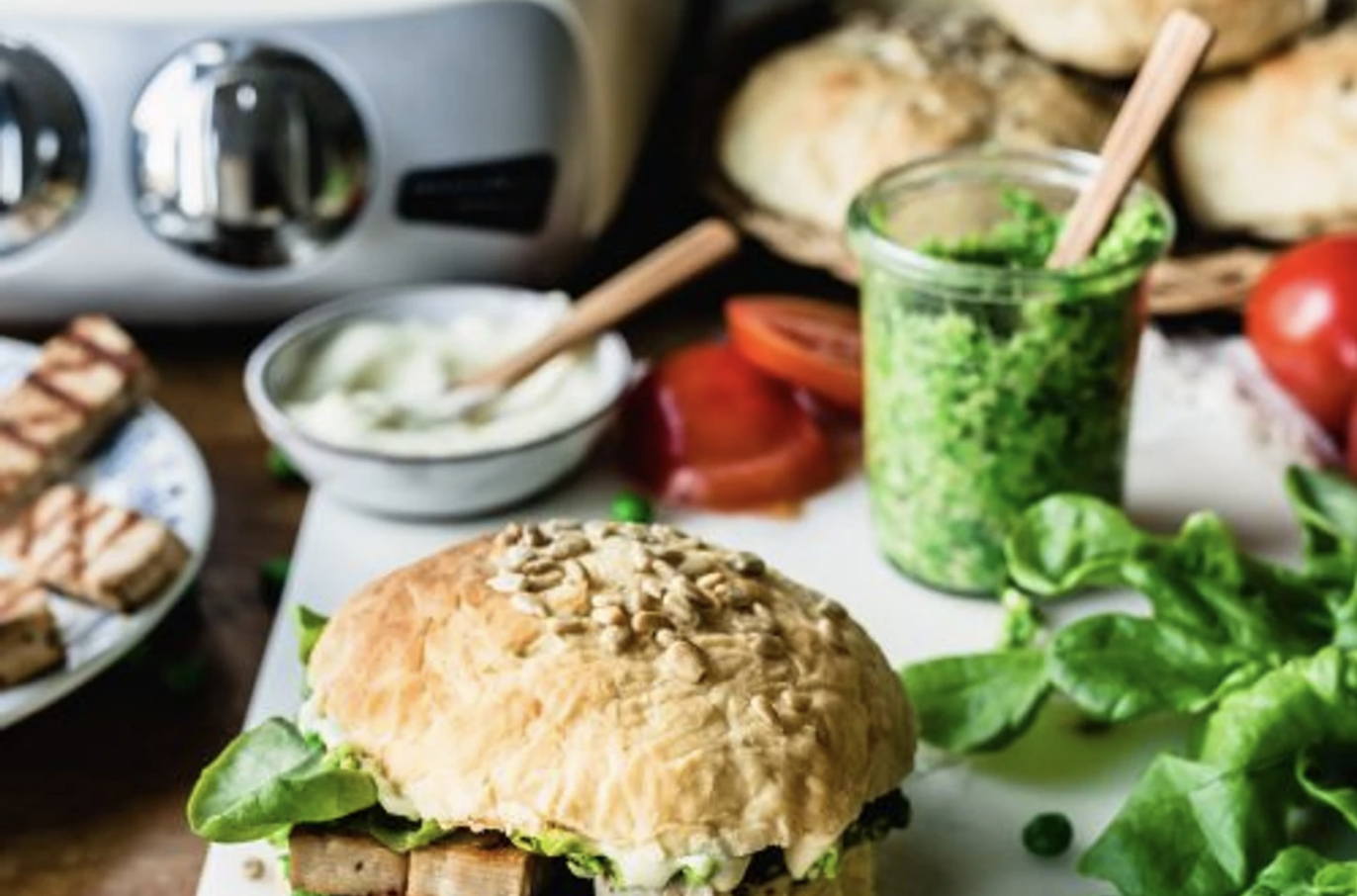 Ankarsrum home made burger buns recipe