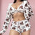 Tanned Kitty 3 Pieces Set (Jacket + Bra top + Shorts)