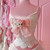 Dreamland Kitty Bow Lace Cami Top (White)
