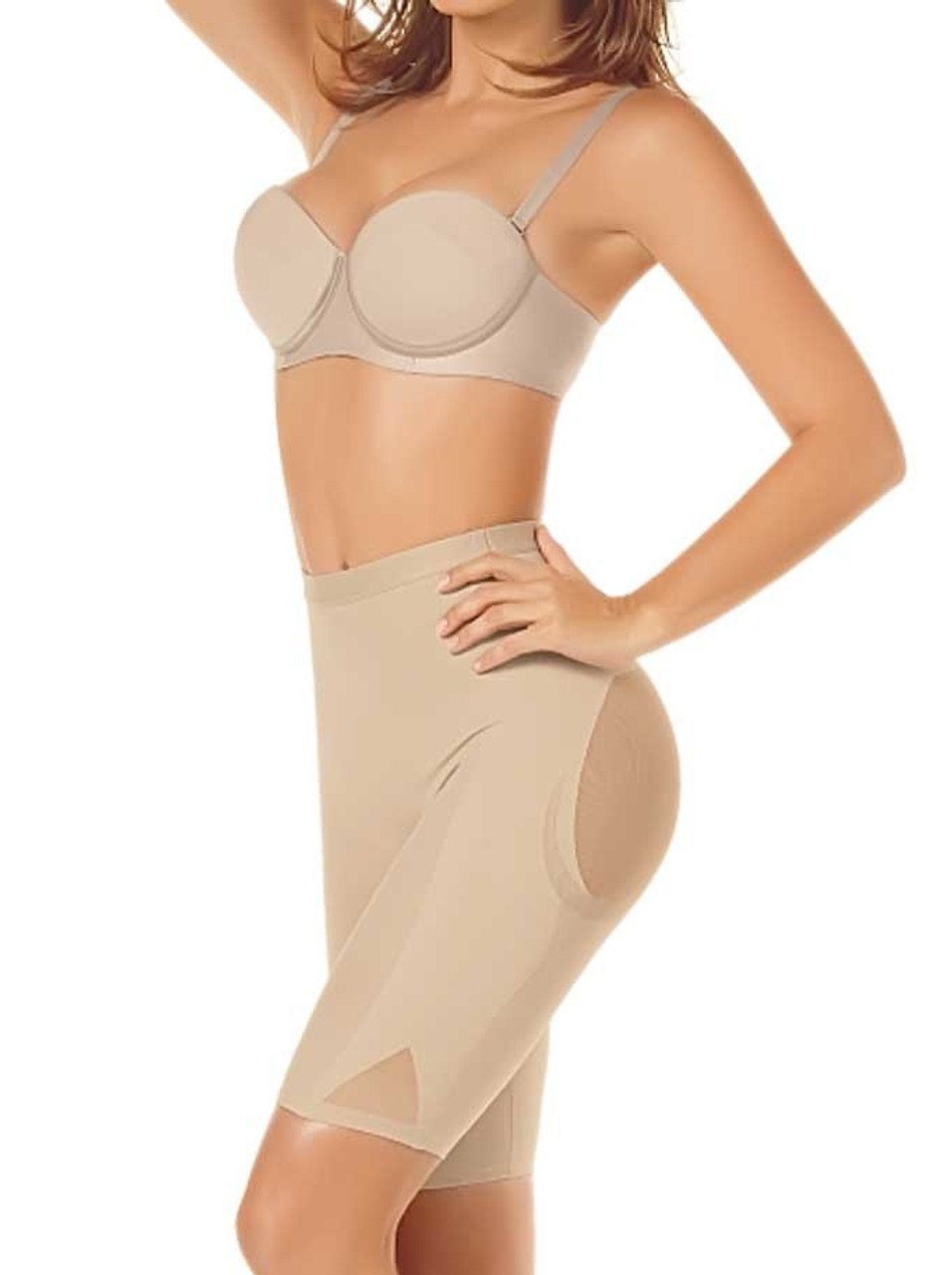 Bloomer short invisible de control de abdomen efecto levanta cola