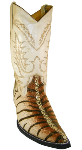 Stingray Striped Boots-Botas Mantarraya Zebrada - Vellanova