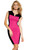Vestido Vneck Fuchsia Sexy