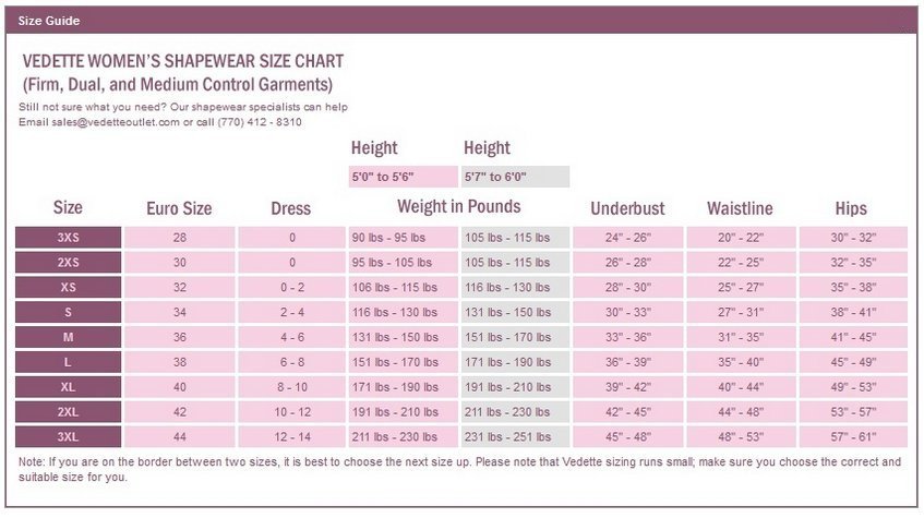 Vedette Isabelle Firm Control Bodysuit with Derriere Enhancer 504