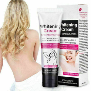 Skin Whitening Bleaching Cream for Sensitive Area Armpit Legs Knees Face