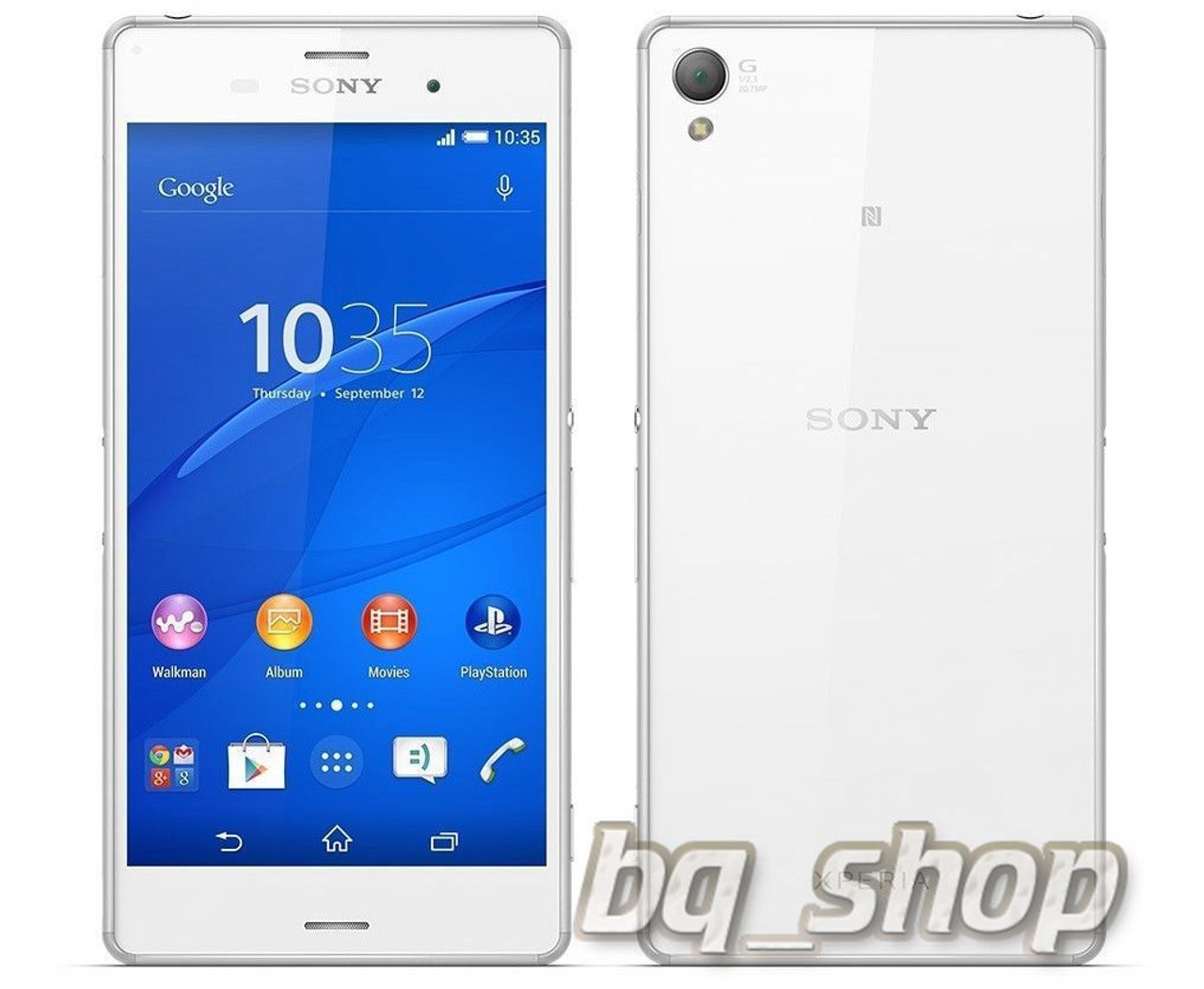 Sony Xperia Z3 D6653 White 5 2 16gb Factory Unlocked 7mp Lte Phone Bqshop