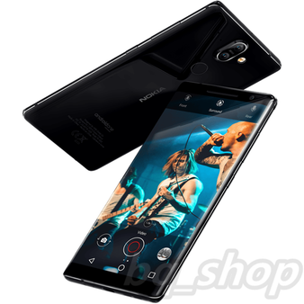 Nokia 8 Sirocco 6/128GB Black 5.5" P-OLED Snapdragon 835 Phone
