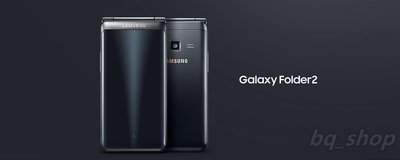 ​Samsung Galaxy Folder 2 G165 3.8" Black 16GB 2GB Android Phone International Version OPEN BOX